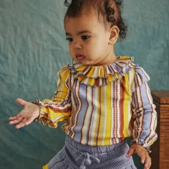 Peggy Top in Zest Zigzag by Misha & Puff - Last Ones In Stock - 5-10 Years