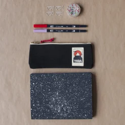 Pencil Case in Black by YKRA
