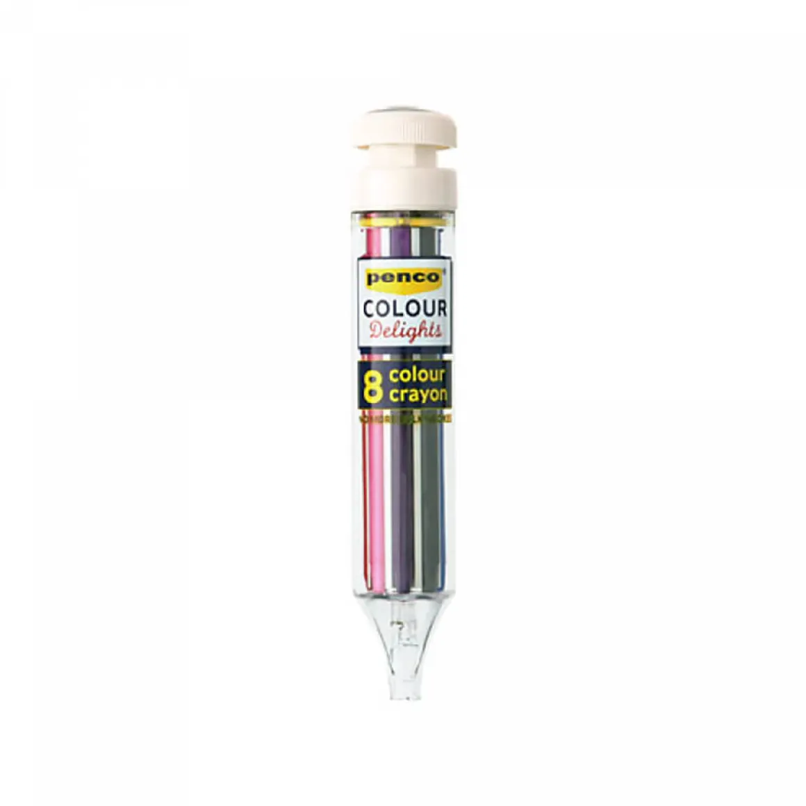 Penco 8 Colour Crayon (Various Colours) by Hightide Penco