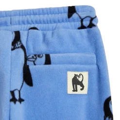 Penguin Fleece Trousers by Mini Rodini