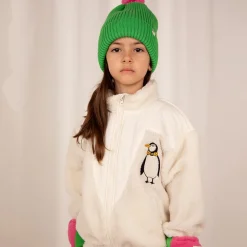 Penguin Pile Zip Cardigan by Mini Rodini - Last One In Stock - 140/146 (9-11 Years)