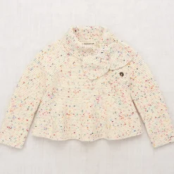 Peplum Scout Pullover in Lollipop Confetti by Misha & Puff