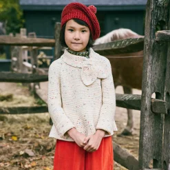 Peplum Scout Pullover in Lollipop Confetti by Misha & Puff