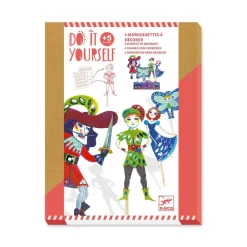 Peter Pan Puppets Paper Craft Kit by Djeco