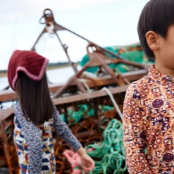 Peter Pan Top in String Medallion by Misha & Puff - Last Ones In Stock - 4-10 Years