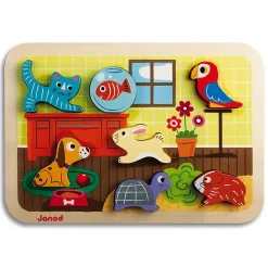 Pets Chunky Wooden Puzzle by Janod