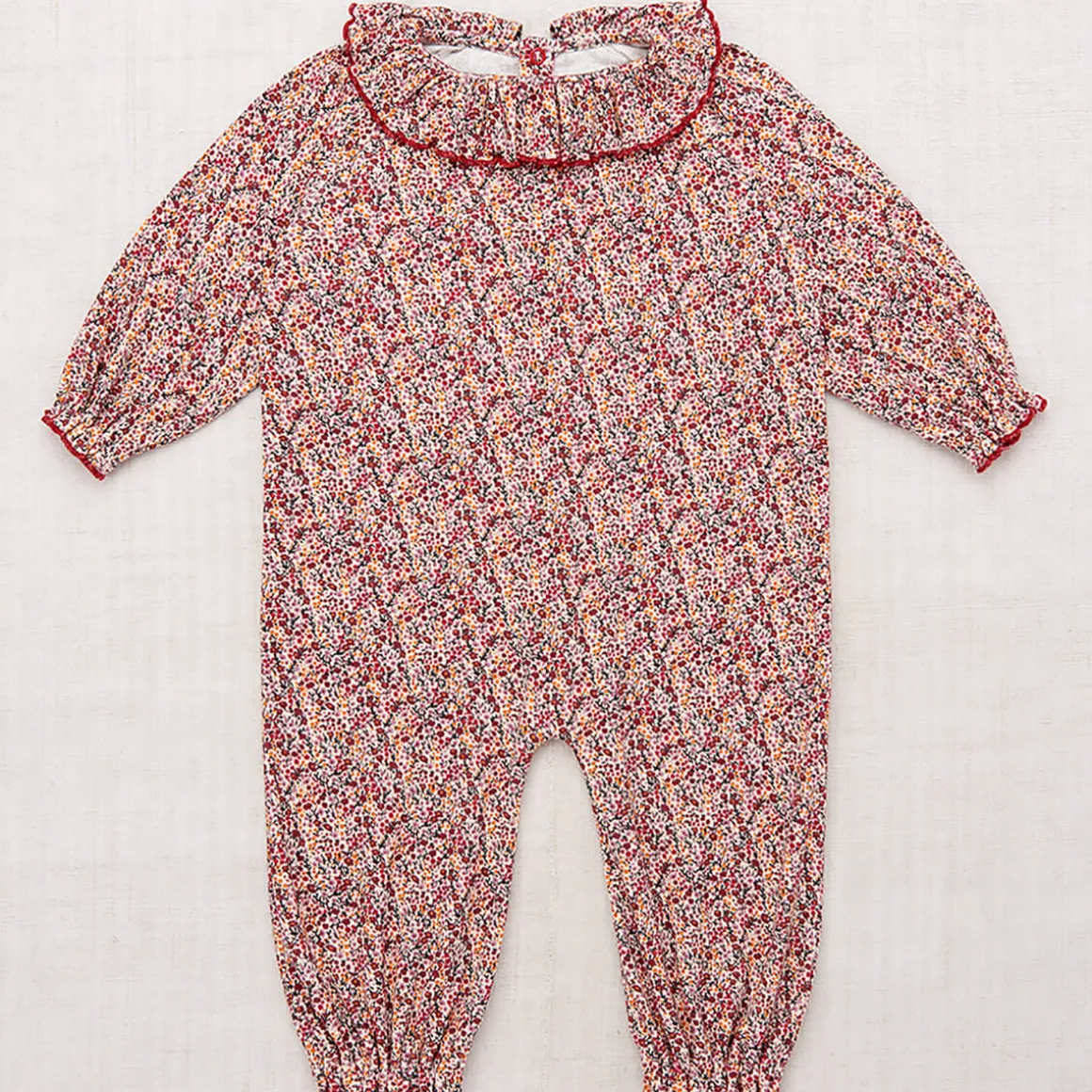 Pierrot Onesie in String Mini Floral by Misha & Puff - Last Ones In Stock - 12-24 Months