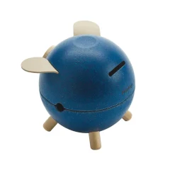 Piggy Bank in Blue by PlanToys