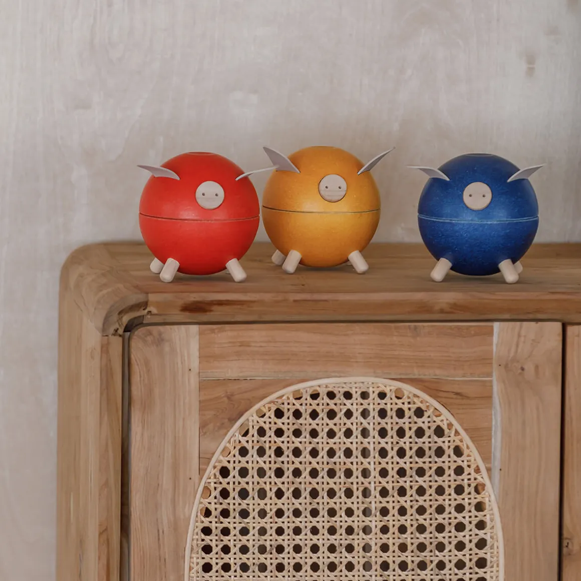 Piggy Bank in Blue by PlanToys