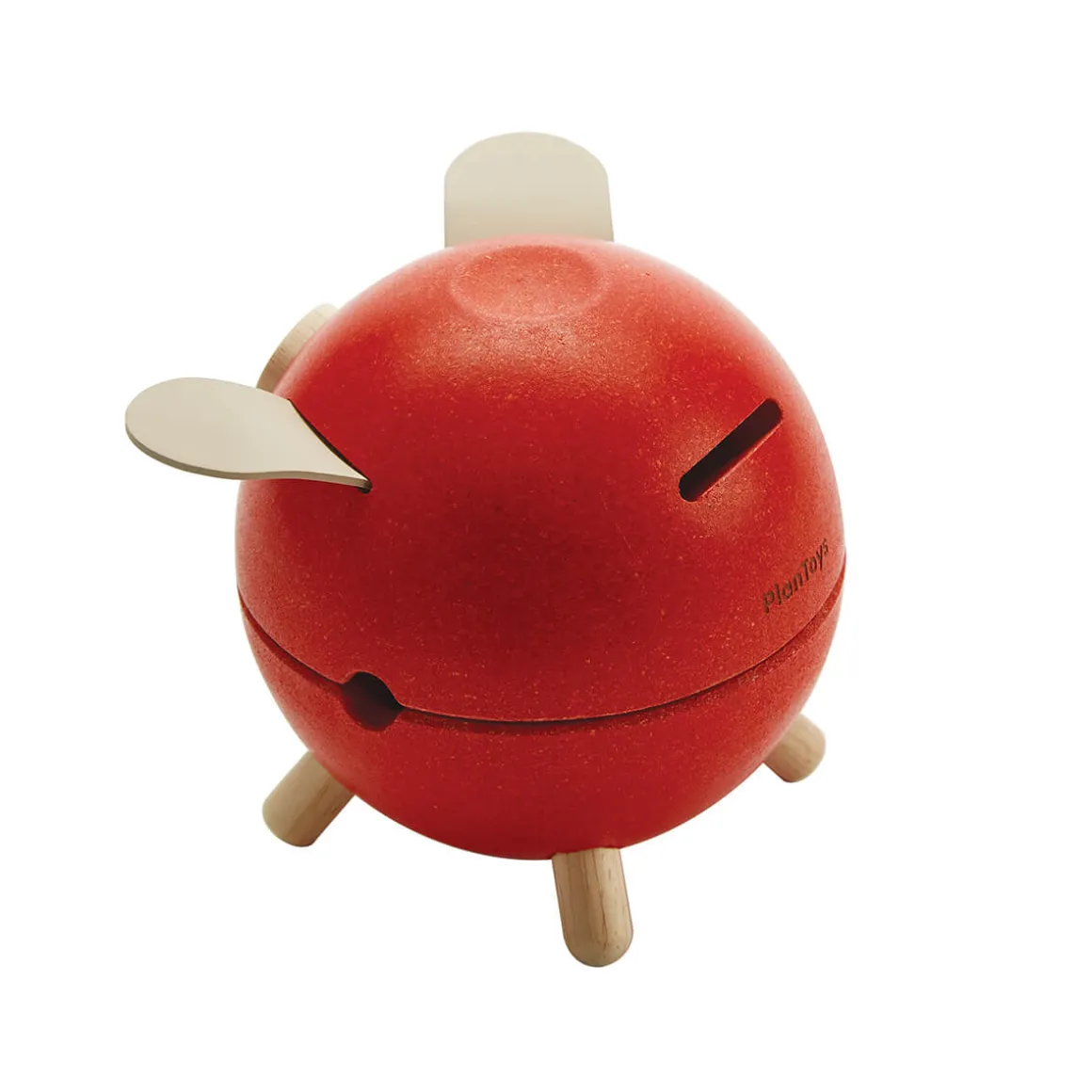 Piggy Bank in Red by PlanToys
