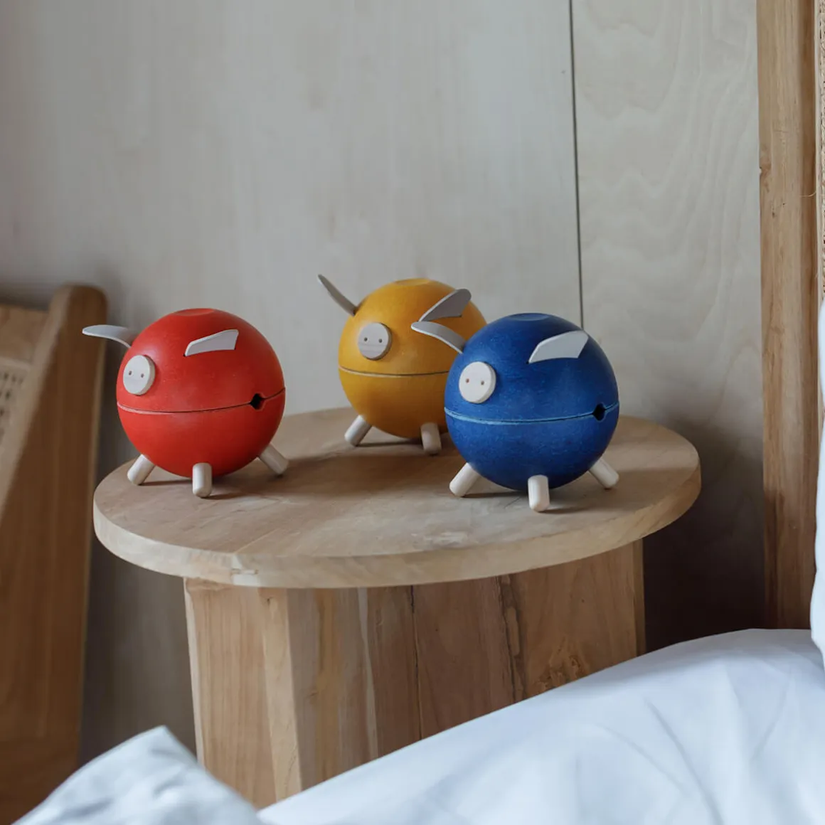 Piggy Bank in Red by PlanToys