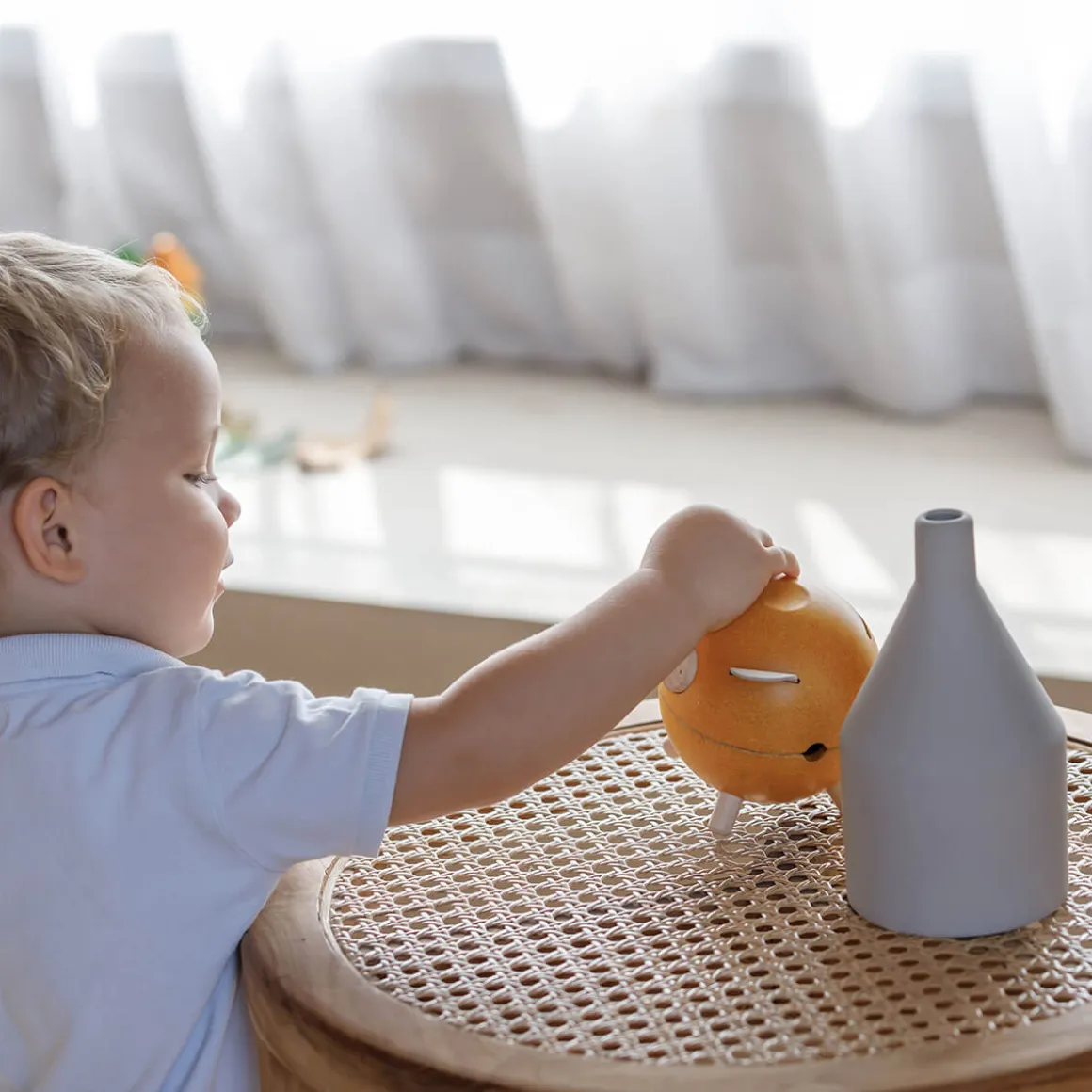 Piggy Bank in Yellow by PlanToys