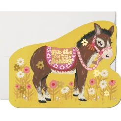 Pin The Tail Donkey Greetings Card by Red Cap Cards