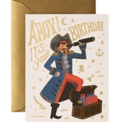 Pirate Birthday Greetings Card By Rifle Paper Co.