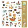 Pirates 160 Paper Stickers by Djeco
