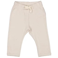 Pitti Pointelle Rib Leggings in Vanilla by MarMar Copenhagen - Last Ones In Stock - 2-9 Months