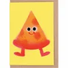 Pizza Greetings Card by Jon Burgerman for Evermade