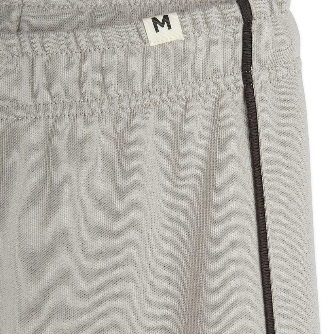Plain Piping Sweatpants in Grey by Mini Rodini