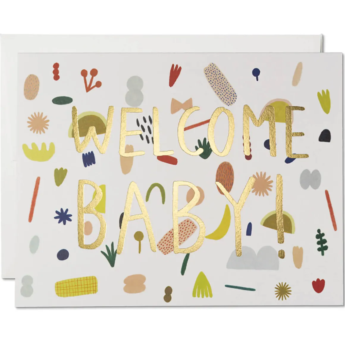 Playful Baby Greetings Card by Red Cap Cards