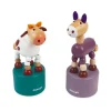 Pocket Cow / Donkey Push Up Toy by Janod