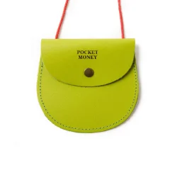 Pocket Money Purse In Apple Green by Ark Colour Designs