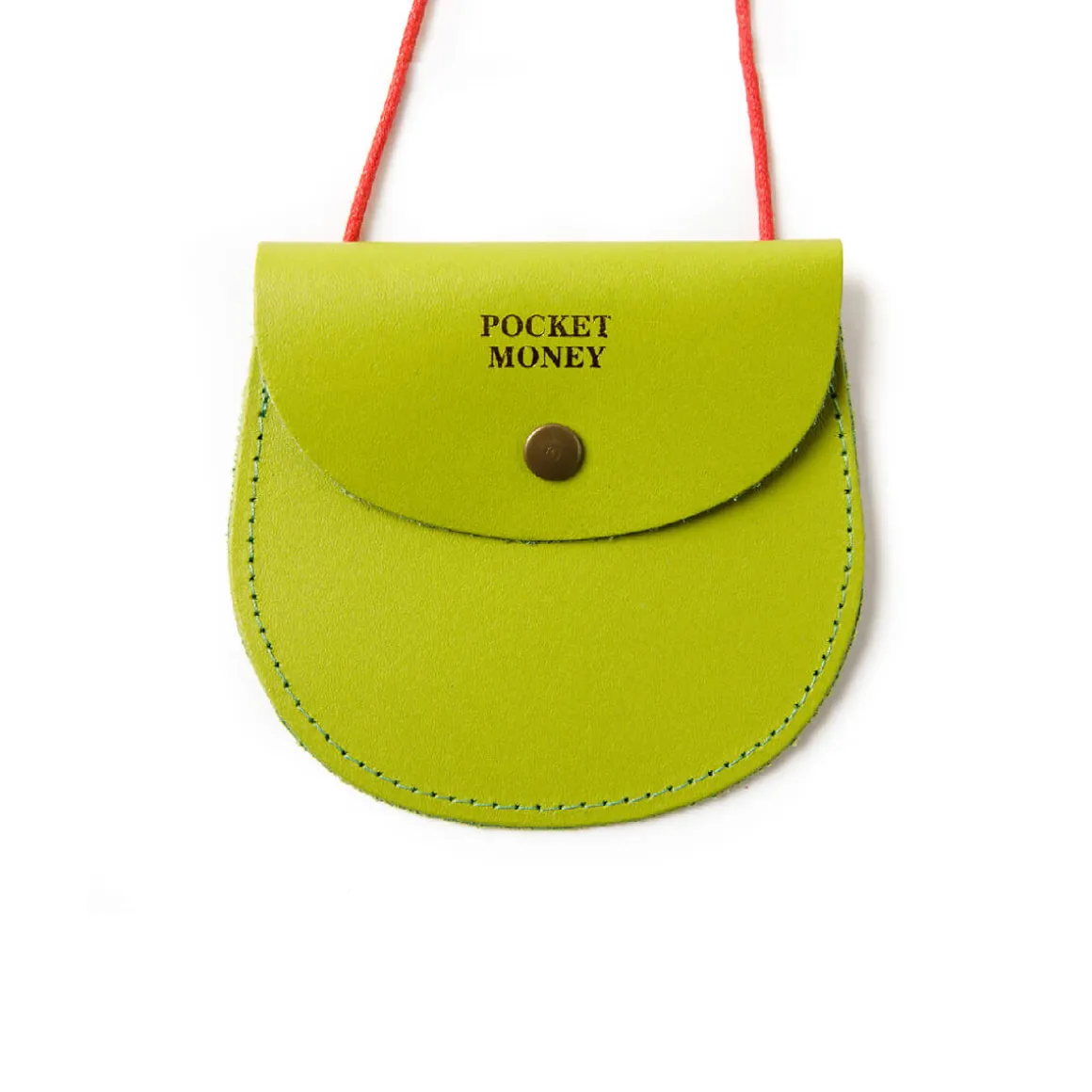Pocket Money Purse In Apple Green by Ark Colour Designs