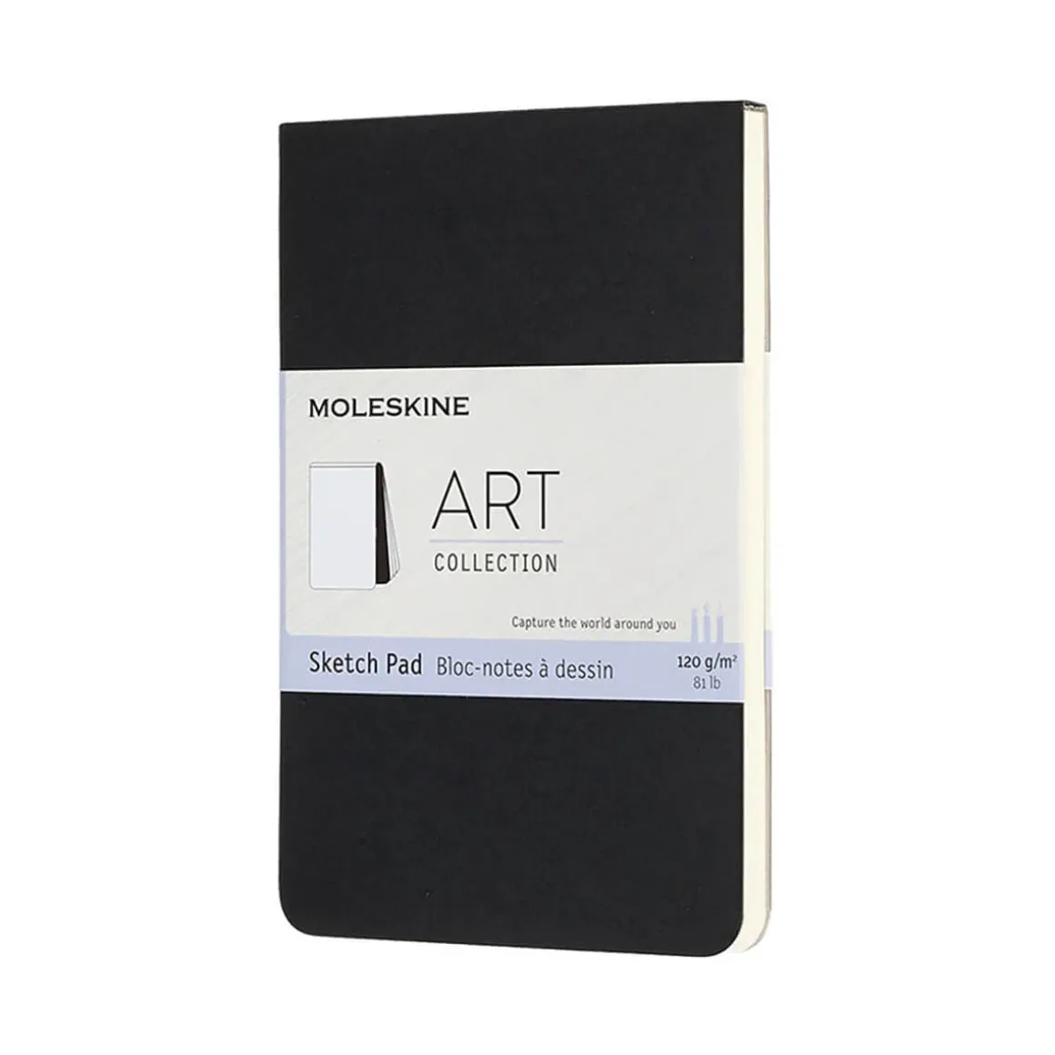 Pocket Sketch Pad (14cm) in Black by Moleskine