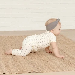 Pointelle Leggings in Ivory by Quincy Mae - Last One In Stock - 0-3 Months