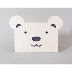 Polar Bear Greetings Card by Cut&Make