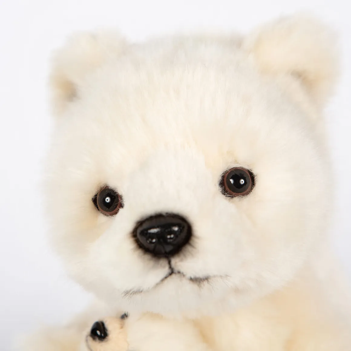 Polar Bear Mama With Baby (31cm) by Hansa