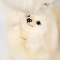Polar Bear Mama With Baby (31cm) by Hansa