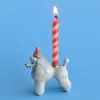 Poodle Ceramic Cake Topper by Camp Hollow