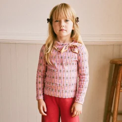 Portrait Top in Pink Lilac Bohemia by Misha & Puff