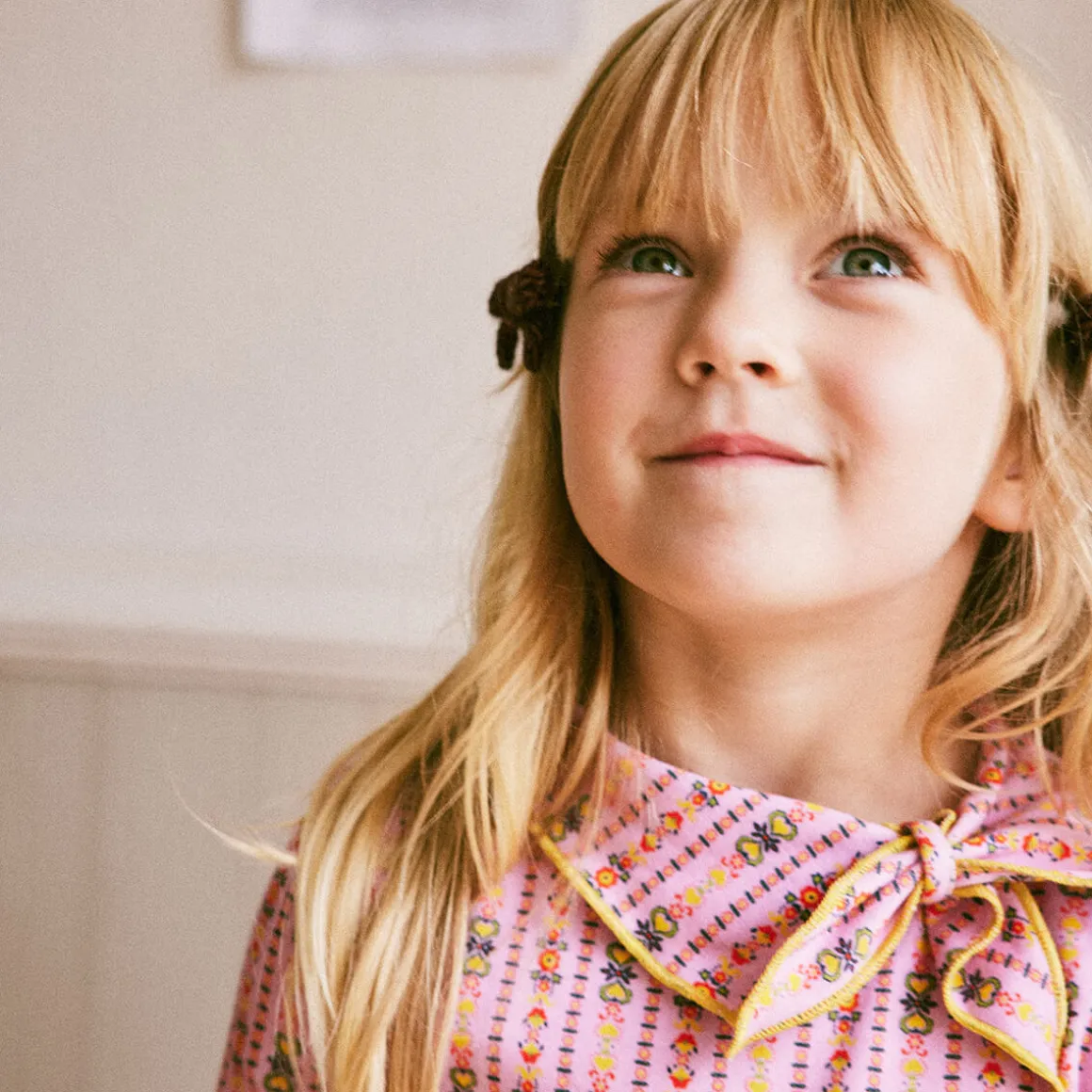 Portrait Top in Pink Lilac Bohemia by Misha & Puff