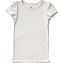Pouf Tee in Milk Pointelle by Soor Ploom