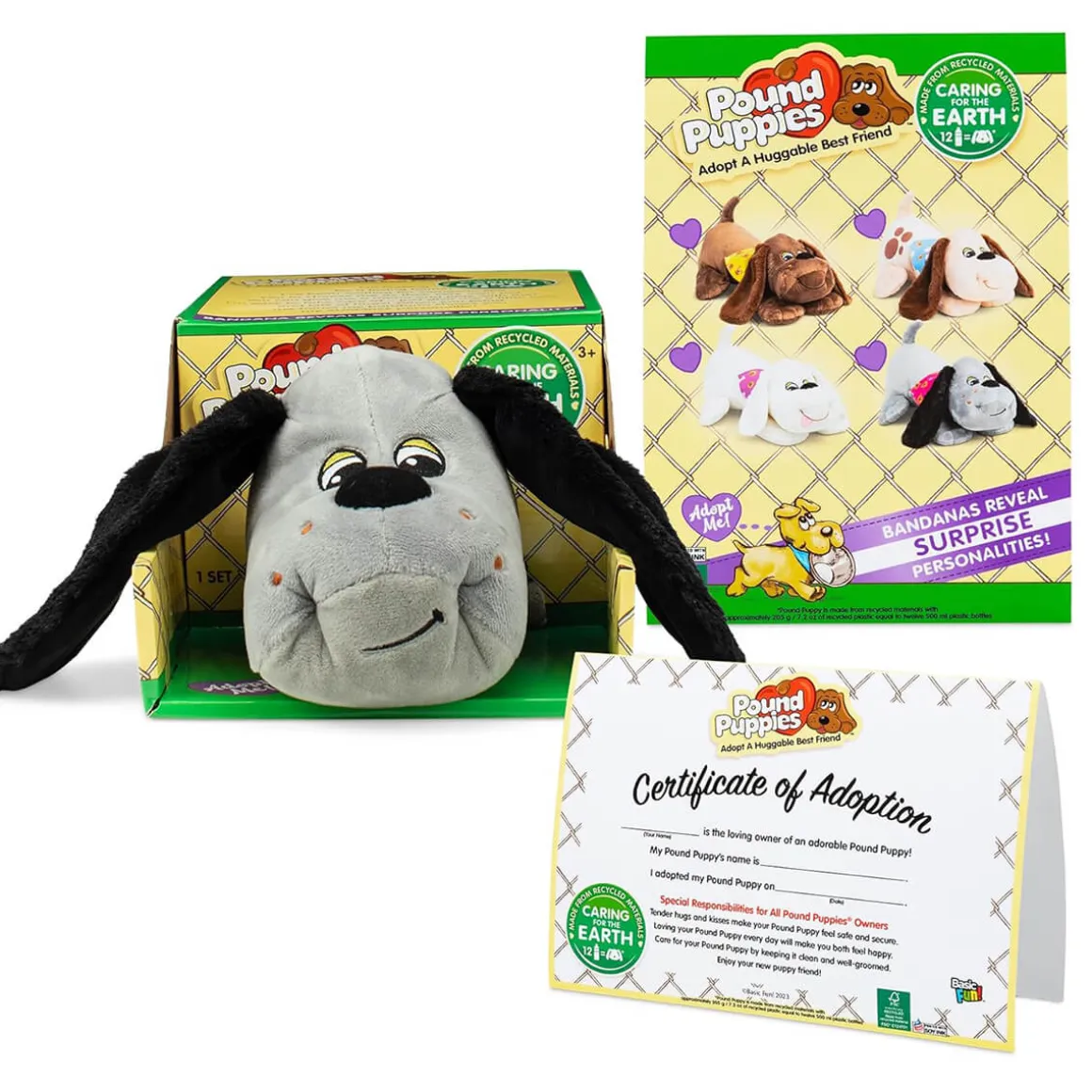 Pound Puppies Classic Eco Friendly (Assorted Colours) by Hasbro