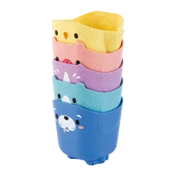 Pour And Play Animal Cups Eco Bath Toy by Tiger Tribe