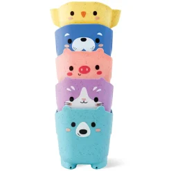 Pour And Play Animal Cups Eco Bath Toy by Tiger Tribe