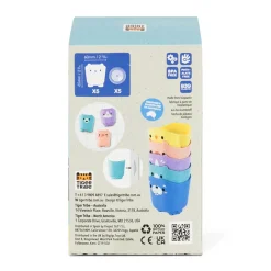 Pour And Play Animal Cups Eco Bath Toy by Tiger Tribe