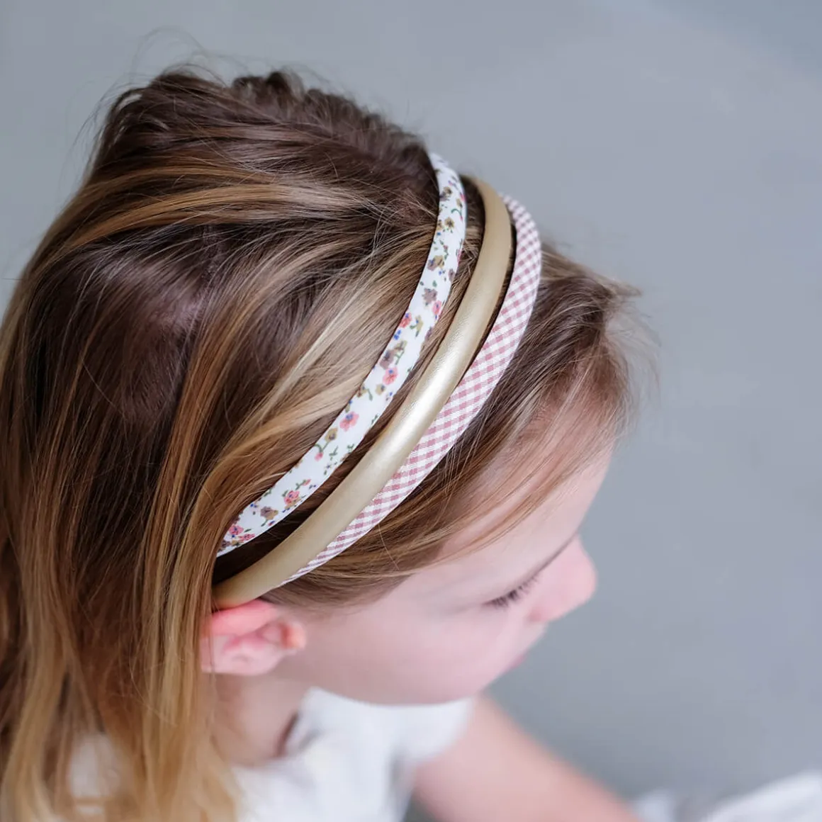 Prairie Girl Alice Bands (Set Of 3) by Mimi & Lula