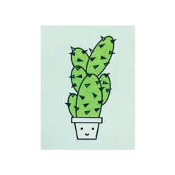 Prickly Pear Mini Greetings Card by Scout Editions