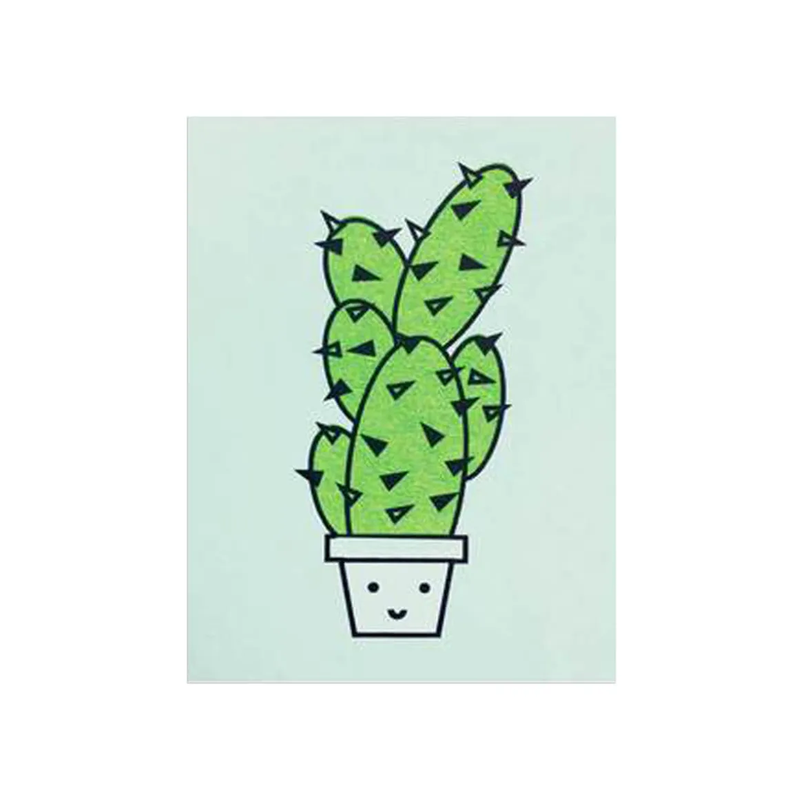 Prickly Pear Mini Greetings Card by Scout Editions