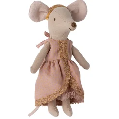 Princess and The Pea Mouse Play Set in Rose by Maileg