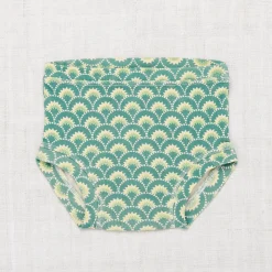 Printed Brief in Spruce Tea Art Deco by Misha & Puff - Last Ones In Stock - 6-8 Years