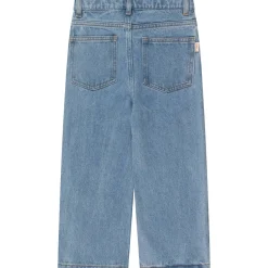 Printed Jeans in Medium Wash Denim by Tinycottons