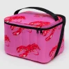 Puffy Cooler Bag in Pink Lobster by Baggu
