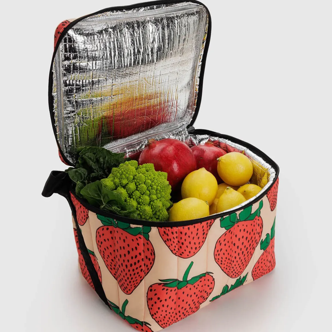 Puffy Cooler Bag in Strawberry by Baggu
