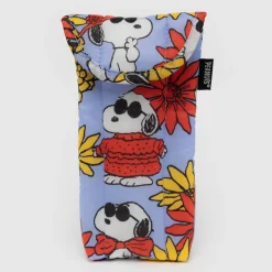 Puffy Glasses Sleeve in Floral Snoopy by Baggu