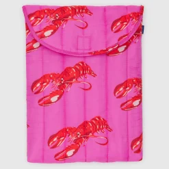 Puffy Laptop Sleeve 16" in Pink Lobster by Baggu