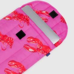 Puffy Laptop Sleeve 16" in Pink Lobster by Baggu